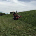 High Slope Landfill Mowing